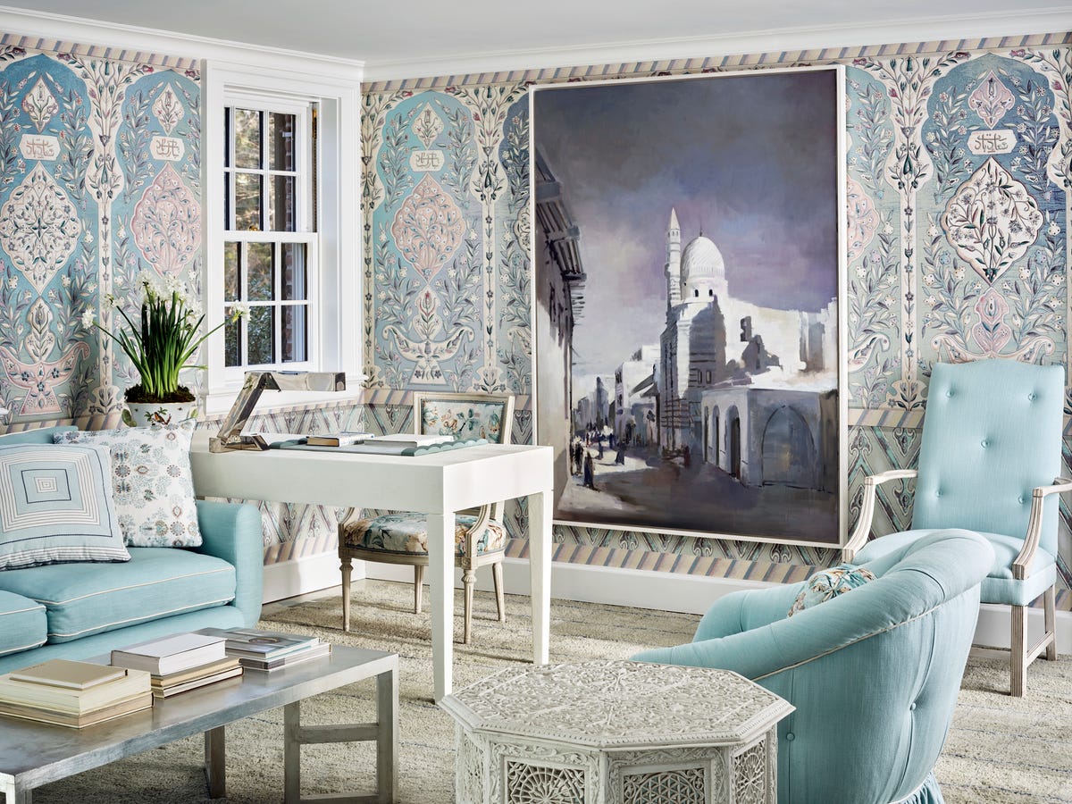 Elegant interior wallpaper